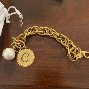 John Wind gold C bracelet